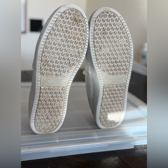 Vionic Gold Slip-On Flats - Picture 4 of 4